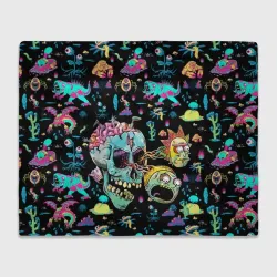 Плед 3D Monsters Rick and Morty