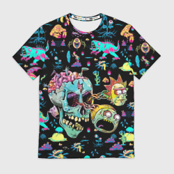 Мужская футболка 3D Monsters Rick and Morty