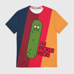 Мужская футболка 3D Pickle Rick