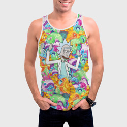 Мужская майка 3D Рик Санчез - фото 2