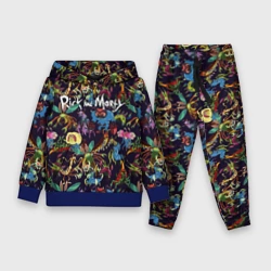Детский костюм с толстовкой 3D Monsters Rick and Morty Logo