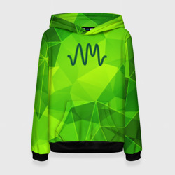 Женская толстовка 3D Arctic Monkeys green poly