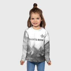 Детский лонгслив 3D Saints Row - white gradient посередине - фото 2