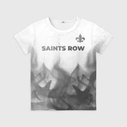 Детская футболка 3D Saints Row - white gradient посередине
