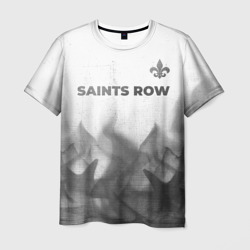 Мужская футболка 3D Saints Row - white gradient посередине