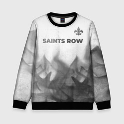 Детский свитшот 3D Saints Row - white gradient посередине