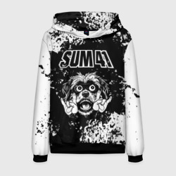 Мужская толстовка 3D Sum41 рок пес