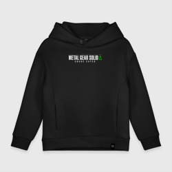 Детское худи Oversize хлопок Metal gear solid 3 Snake eater logo