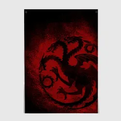 Постер Targaryen house Game of Thrones