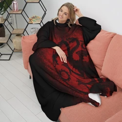 Плед с рукавами Targaryen house Game of Thrones - фото 2