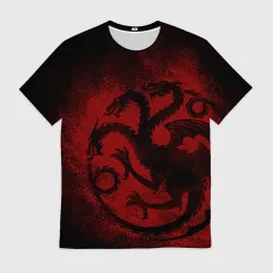 Мужская футболка 3D Targaryen house Game of Thrones