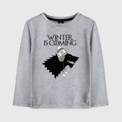 Детский лонгслив хлопок Winter is coming Game of Thrones