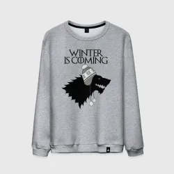 Мужской свитшот хлопок Winter is coming Game of Thrones