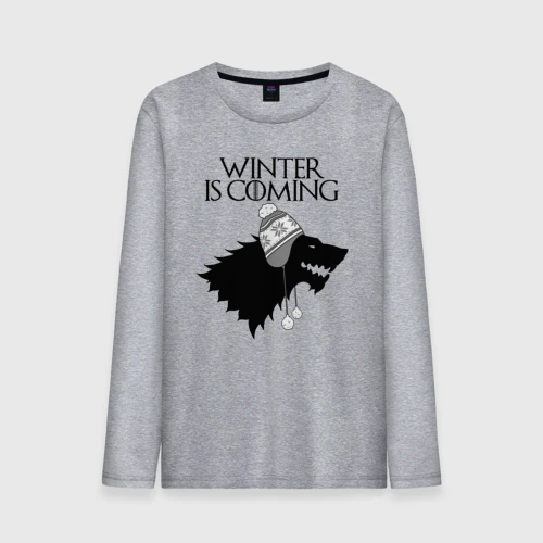 Мужской лонгслив хлопок Winter is coming Game of Thrones