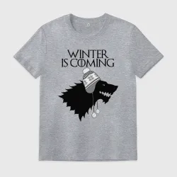 Мужская футболка хлопок Winter is coming Game of Thrones