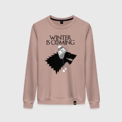 Женский свитшот хлопок Winter is coming Game of Thrones
