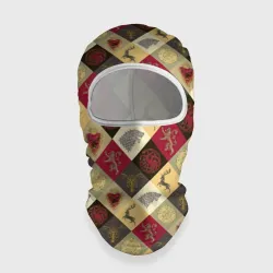 Балаклава 3D Лого домов Игра престолов паттерн