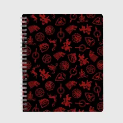Тетрадь Houses logo pattern Game of Thrones