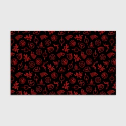 Бумага для упаковки 3D Houses logo pattern Game of Thrones