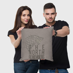 Подушка 3D The North Remembers game of thrones - фото 2