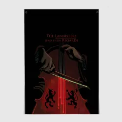 Постер The Lannister send their Regards game of thrones