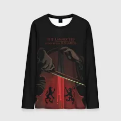 Мужской лонгслив 3D The Lannister send their Regards game of thrones