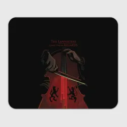 Прямоугольный коврик для мышки The Lannister send their Regards game of thrones