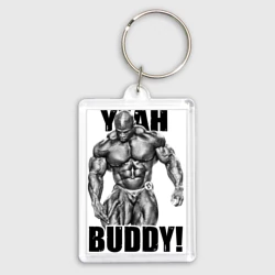 Брелок прямоугольный 35*50 Ronnie Coleman- yeah buddy