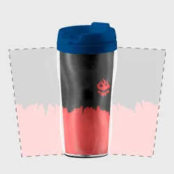 Термокружка-непроливайка Гуррен-Лаганн абстракция - фото 2