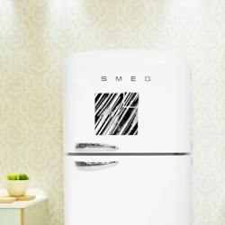 Магнитный плакат 3Х3 Платиновые и черные полосы - фото 2