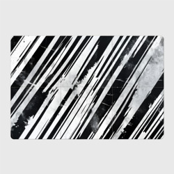 Магнитный плакат 3Х2 Платиновые и черные полосы