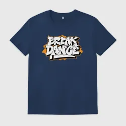 Мужская футболка хлопок Break dance graffiti