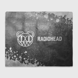 Плед 3D Radiohead - grey gradient по-горизонтали