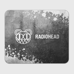 Прямоугольный коврик для мышки Radiohead - grey gradient по-горизонтали