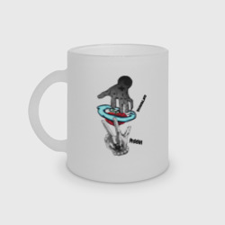 Кружка матовая стеклянная Ван-Пис Трафальгар Д Ватер Ло 