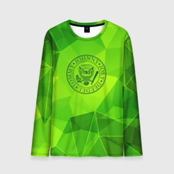 Мужской лонгслив 3D Ramones green poly
