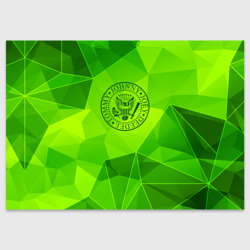 Поздравительная открытка Ramones green poly