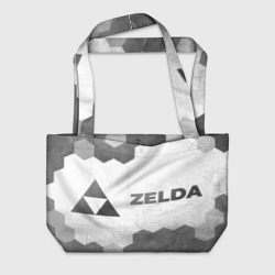 Пляжная сумка 3D Zelda - white gradient по-горизонтали