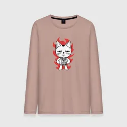 Мужской лонгслив хлопок Дандадан - Турбо бабка yokai