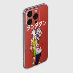 Чехол для iPhone 16 Pro Max силиконовый с защитой камеры Ken Takakura - Dandadan - фото 2
