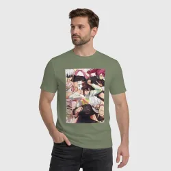 Мужская футболка хлопок Дандадан Момо Аясэ - фото 2
