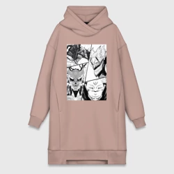 Платье-худи хлопок Дандадан Кэн Такакура Дэндзи коллаж
