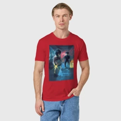 Мужская футболка хлопок Дандадан Момо Аясэ - фото 2