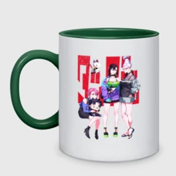 Кружка двухцветная Dandadan - characters