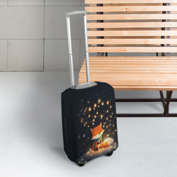 Чехол для чемодана 3D Лисенок в лесу - фото 2