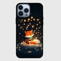 Чехол для iPhone 13 Pro Max Лисенок в лесу