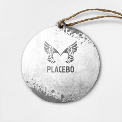 Деревянная игрушка круг Placebo - white gradient