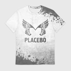 Мужская футболка 3D Placebo - white gradient