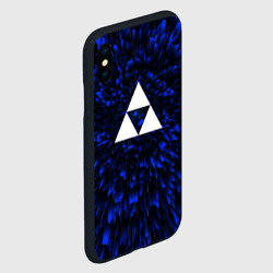 Чехол для iPhone XS Max матовый Zelda blue energy - фото 2