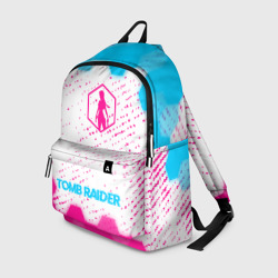 Рюкзак 3D Tomb Raider neon gradient style по-центру